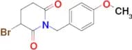 3-Bromo-1-(4-methoxybenzyl)piperidine-2,6-dione