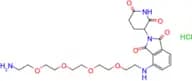 Pomalidomide-PEG4-C2-NH2 (hydrochloride)