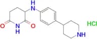 3-((4-(Piperidin-4-yl)phenyl)amino)piperidine-2,6-dione hydrochloride