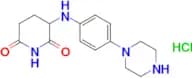 3-((4-(Piperazin-1-yl)phenyl)amino)piperidine-2,6-dione hydrochloride