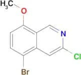 5-bromo-3-chloro-8-methoxyisoquinoline