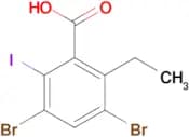 3,5-Dibromo-2-ethyl-6-iodobenzoic acid