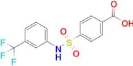 4-(N-(3-(trifluoromethyl)phenyl)sulfamoyl)benzoic acid