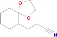 3-(1,4-Dioxaspiro[4.5]Decan-6-yl)propanenitrile