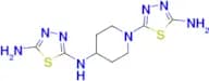 N2-(1-(5-Amino-1,3,4-thiadiazol-2-yl)piperidin-4-yl)-1,3,4-thiadiazole-2,5-diamine