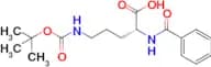 (R)-2-Benzamido-5-((tert-butoxycarbonyl)amino)pentanoic acid