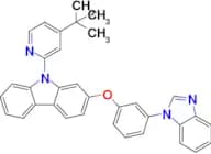 2-(3-(1H-Benzo[d]imidazol-1-yl)phenoxy)-9-(4-(tert-butyl)pyridin-2-yl)-9H-carbazole