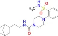 N-(2-(Bicyclo[2.2.1]heptan-2-yl)ethyl)-4-(2-(N-methylsulfamoyl)phenyl)piperazine-1-carboxamide