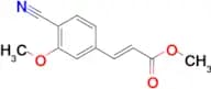 (E)-Methyl 3-(4-cyano-3-methoxyphenyl)acrylate