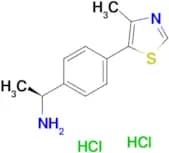 (S)-1-(4-(4-Methylthiazol-5-yl)phenyl)ethan-1-amine dihydrochloride