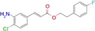 (E)-4-Fluorophenethyl 3-(3-amino-4-chlorophenyl)acrylate