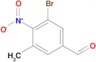 3-Bromo-5-methyl-4-nitrobenzaldehyde