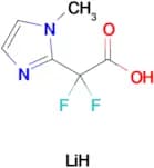 2,2-Difluoro-2-(1-methyl-1H-imidazol-2-yl)acetic acid, lithium salt