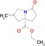 (S)-Ethyl 2-methylene-5-oxohexahydro-1H-pyrrolizine-7a-carboxylate