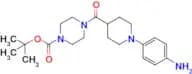 Tert-Butyl 4-(1-(4-aminophenyl)piperidine-4-carbonyl)piperazine-1-carboxylate
