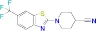 1-(6-(Trifluoromethyl)benzo[d]thiazol-2-yl)piperidine-4-carbonitrile