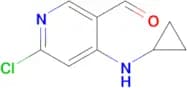 6-Chloro-4-(cyclopropylamino)nicotinaldehyde