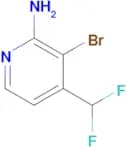 3-Bromo-4-(difluoromethyl)pyridin-2-amine