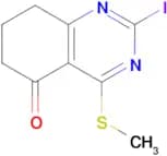 2-Iodo-4-(methylthio)-7,8-dihydroquinazolin-5(6H)-one
