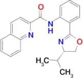 (S)-N-(2-(4-Isopropyl-4,5-dihydrooxazol-2-yl)phenyl)quinoline-2-carboxamide