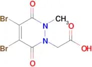 4,5-Dibromo-3,6-dihydro-2-methyl-3,6-dioxo-1(2H)-pyridazineacetic acid