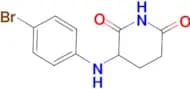 3-((4-Bromophenyl)amino)piperidine-2,6-dione