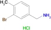 (3-Bromo-4-methylphenyl)methanamine hydrochloride