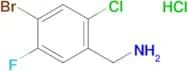 (4-Bromo-2-chloro-5-fluorophenyl)methanamine hydrochloride