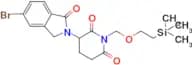 3-(5-Bromo-1-oxoisoindolin-2-yl)-1-((2-(trimethylsilyl)ethoxy)methyl)piperidine-2,6-dione