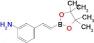 (E)-3-(2-(4,4,5,5-Tetramethyl-1,3,2-dioxaborolan-2-yl)vinyl)aniline