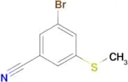 3-Bromo-5-(methylthio)benzonitrile