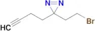3-(2-Bromoethyl)-3-(but-3-yn-1-yl)-3H-diazirine