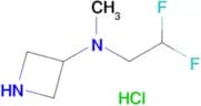 N-(2,2-Difluoroethyl)-N-methylazetidin-3-amine hydrochloride