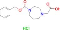 2-(4-((Benzyloxy)carbonyl)-1,4-diazepan-1-yl)acetic acid hydrochloride