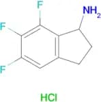 5,6,7-Trifluoro-2,3-dihydro-1H-inden-1-amine hydrochloride