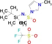 3-(N-(tert-Butyldimethylsilyl)-S-methylsulfonimidoyl)-1-methyl-1H-imidazol-3-ium trifluoromethanes…