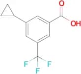 3-Cyclopropyl-5-(trifluoromethyl)benzoic acid