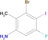 3-bromo-5-fluoro-4-iodo-2-methyl-aniline