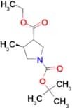 trans-1-tert-Butyl 3-ethyl 4-methylpyrrolidine-1,3-dicarboxylate
