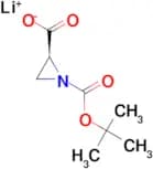 Lithium (S)-1-(tert-butoxycarbonyl)aziridine-2-carboxylate