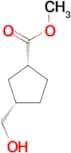 rel-Methyl (1R,3S)-3-(hydroxymethyl)cyclopentane-1-carboxylate