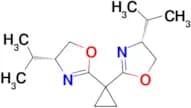 (4R,4’R)-2,2′-(Cyclopropane-1,1-diyl)bis(4-isopropyl-4,5-dihydrooxazole)