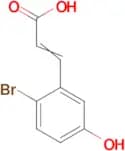 3-(2-Bromo-5-hydroxyphenyl)acrylic acid