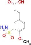 3-(4-Methoxy-3-sulfamoylphenyl)acrylic acid