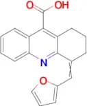 4-(Furan-2-ylmethylene)-1,2,3,4-tetrahydroacridine-9-carboxylic acid
