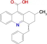 4-Benzylidene-2-methyl-1,2,3,4-tetrahydroacridine-9-carboxylic acid