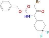 Benzyl (S)-(3-bromo-1-(4,4-difluorocyclohexyl)-2-oxopropyl)carbamate
