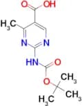 2-((tert-Butoxycarbonyl)amino)-4-methylpyrimidine-5-carboxylic acid