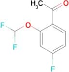 1-(2-(Difluoromethoxy)-4-fluorophenyl)ethan-1-one