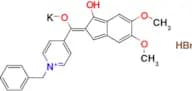 (Z)-(1-benzylpyridin-1-ium-4-yl)(5,6-dimethoxy-1-oxo-1H-inden-2(3H)-ylidene)methanolate, potassium…